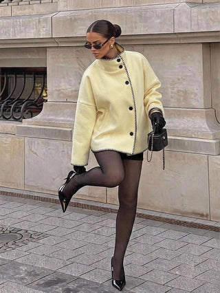 Versatile Funnel Neck Jacket