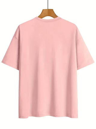 Print Crew Neck Short Sleeve Tee