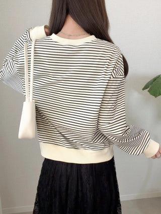 Polka Dot Loose Colorblock Short Sleeve T-Shirt