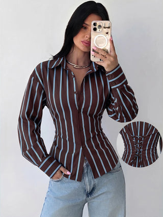 Striped Long Sleeve Shirt