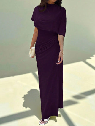 Multilayer Ruffle Flattering Long Dress