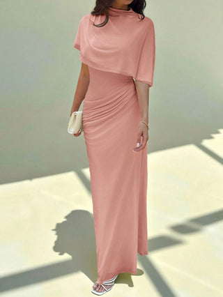 Multilayer Ruffle Flattering Long Dress