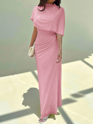 Multilayer Ruffle Flattering Long Dress