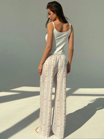 Aloruh Elegant Low Waist Sexy Out Comfortable Trousers