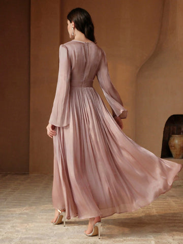 Anewsta Women Long Sleeve Dress