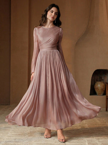 Anewsta Women Long Sleeve Dress