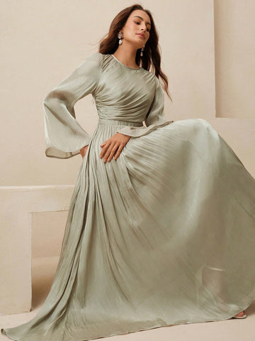 Anewsta Women Long Sleeve Dress