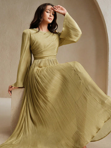 Anewsta Women Long Sleeve Dress