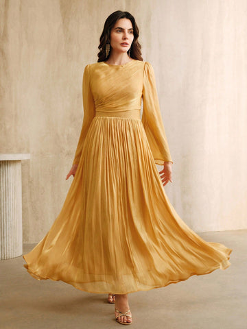 Anewsta Women Long Sleeve Dress