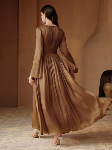 Anewsta Women Long Sleeve Dress