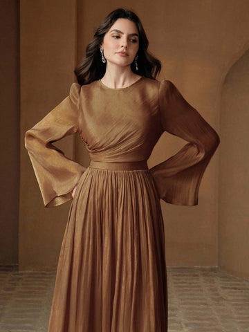 Anewsta Women Long Sleeve Dress