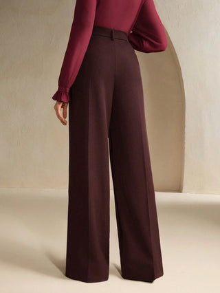 Minimalist Wide Leg Suit Pants