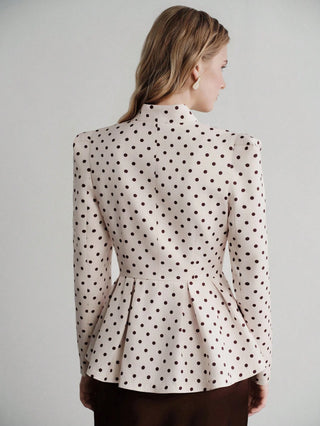 Classic Metal Button Decor Blazer