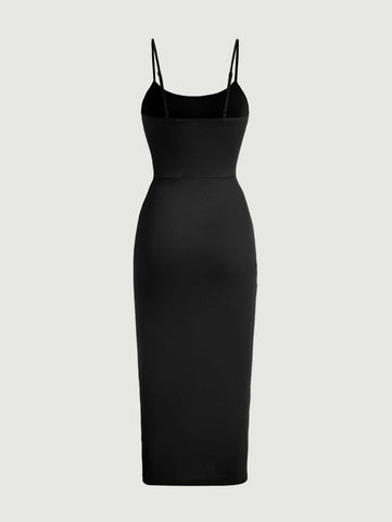 BAE Drawstring Ruche Bodycon Dress