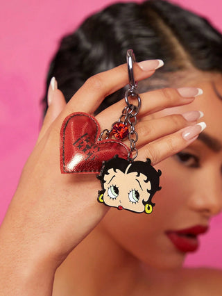 Fashionable & Elegant 3 D Cherry Shiny Alloy Keychain