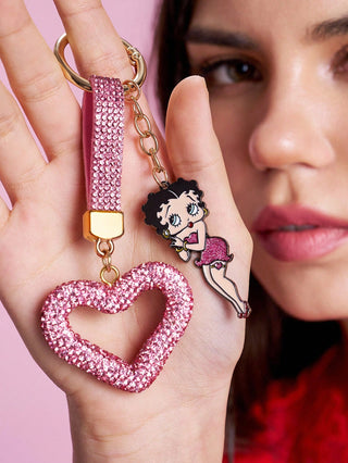 Fashionable & Elegant 3 D Cherry Shiny Alloy Keychain