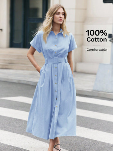 Summer Casual Everyday Short Sleeve Dress