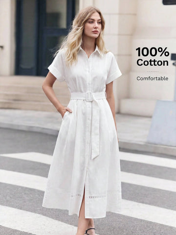 Summer Casual Everyday Short Sleeve Dress