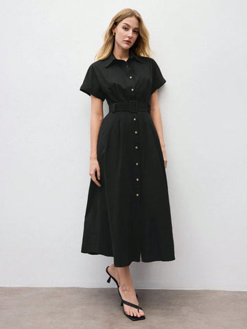 Summer Casual Everyday Short Sleeve Dress