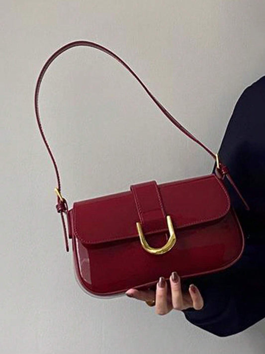 Vintage-Style Red Vixen Box Bag