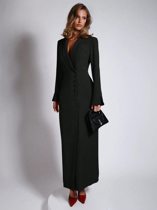 Women's Elegant Party Red Long Dress