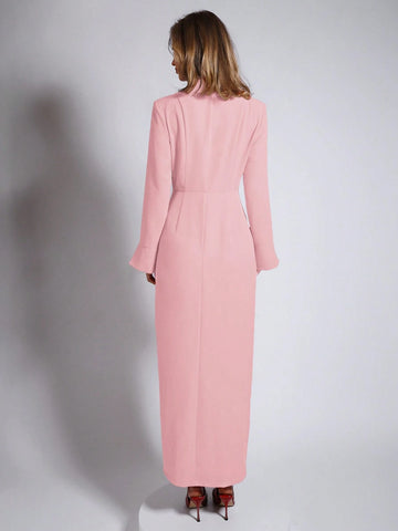 Women's Elegant Party Red Long Dress