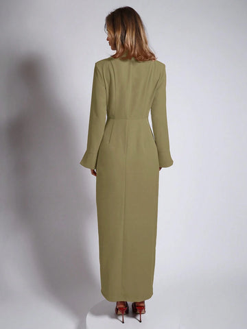 Women's Elegant Party Red Long Dress