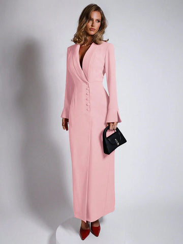 Women's Elegant Party Red Long Dress