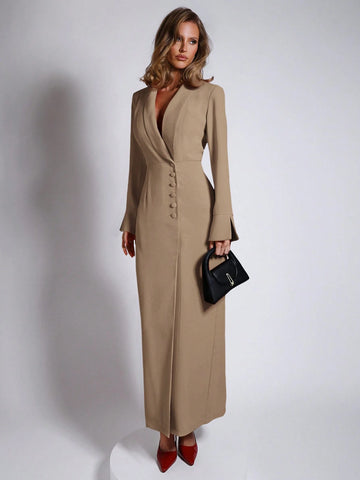 Women's Elegant Party Red Long Dress