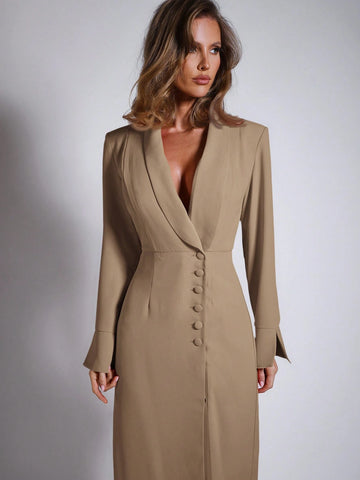 Women's Elegant Party Red Long Dress