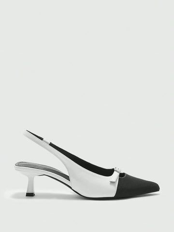 MOTF PREMIUM POINTED-TOE SIMPLE DAILY COMMUTE WOMEN HIGH-HEELED