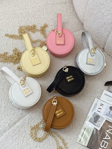 Children's Shoulder Bag, Round Cake Bag