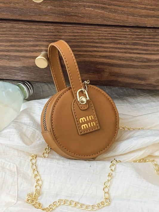 Children's Shoulder Bag, Round Cake Bag