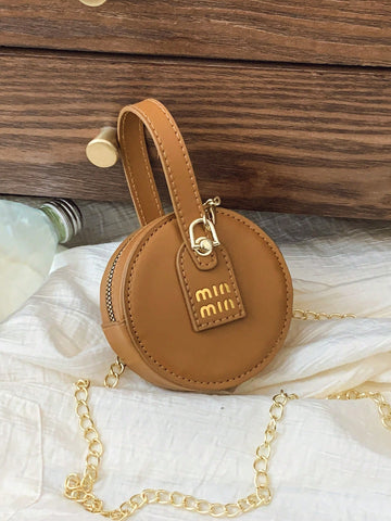 Children's Shoulder Bag, Round Cake Bag