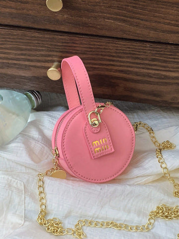 Children's Shoulder Bag, Round Cake Bag