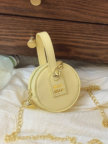 Children's Shoulder Bag, Round Cake Bag