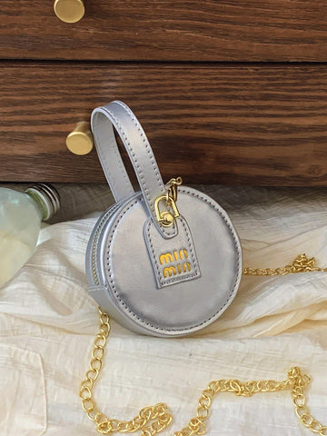 Children's Shoulder Bag, Round Cake Bag