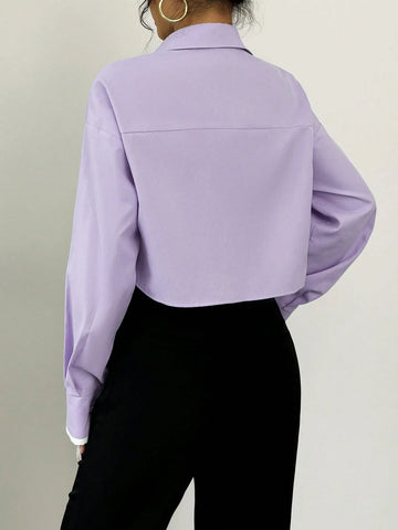 Women's Color Block Long Sleeve Shirt