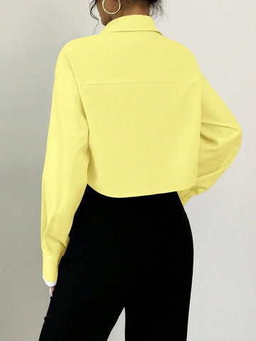 Women's Color Block Long Sleeve Shirt
