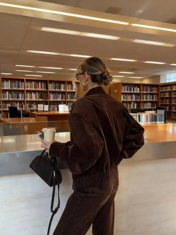 Women Corduroy 2 Pieces Set