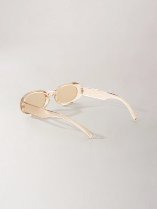 1 Pair Unisex Oval High-End Fashion Sunglasses