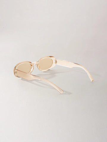 1 Pair Unisex Oval High-End Fashion Sunglasses