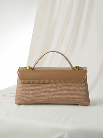 Color Block Shoulder Diagonal Crossbody Fashion Handbag