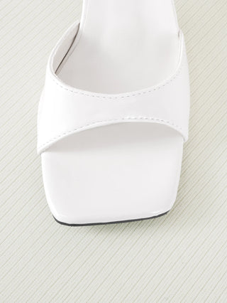 Square Toe High Heel Sandals
