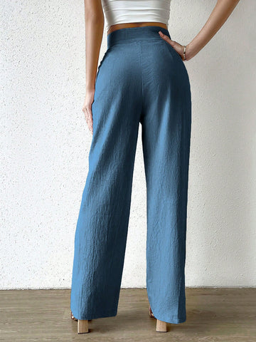 Clasi Solid Straight Leg Pants