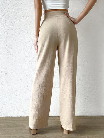 Clasi Solid Straight Leg Pants