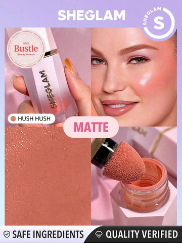 Color Bloom Liquid Blush Matte Finish-Love Cake Gel Cream Blush