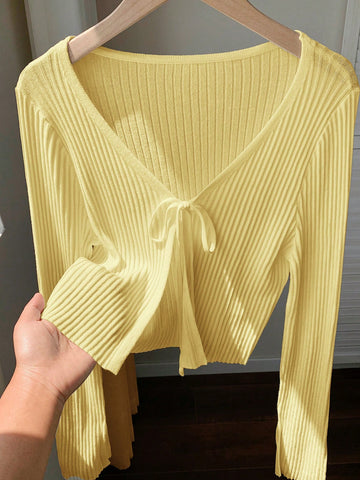 Women Casual Solid Color Long Sleeve Lightweight Cardigans