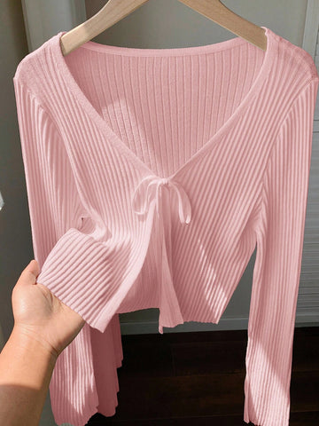 Women Casual Solid Color Long Sleeve Lightweight Cardigans