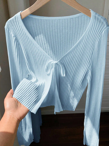 Women Casual Solid Color Long Sleeve Lightweight Cardigans